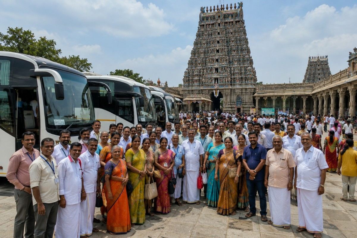 Temple festival and special occasion visit